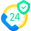 24/7 Taxi Icon